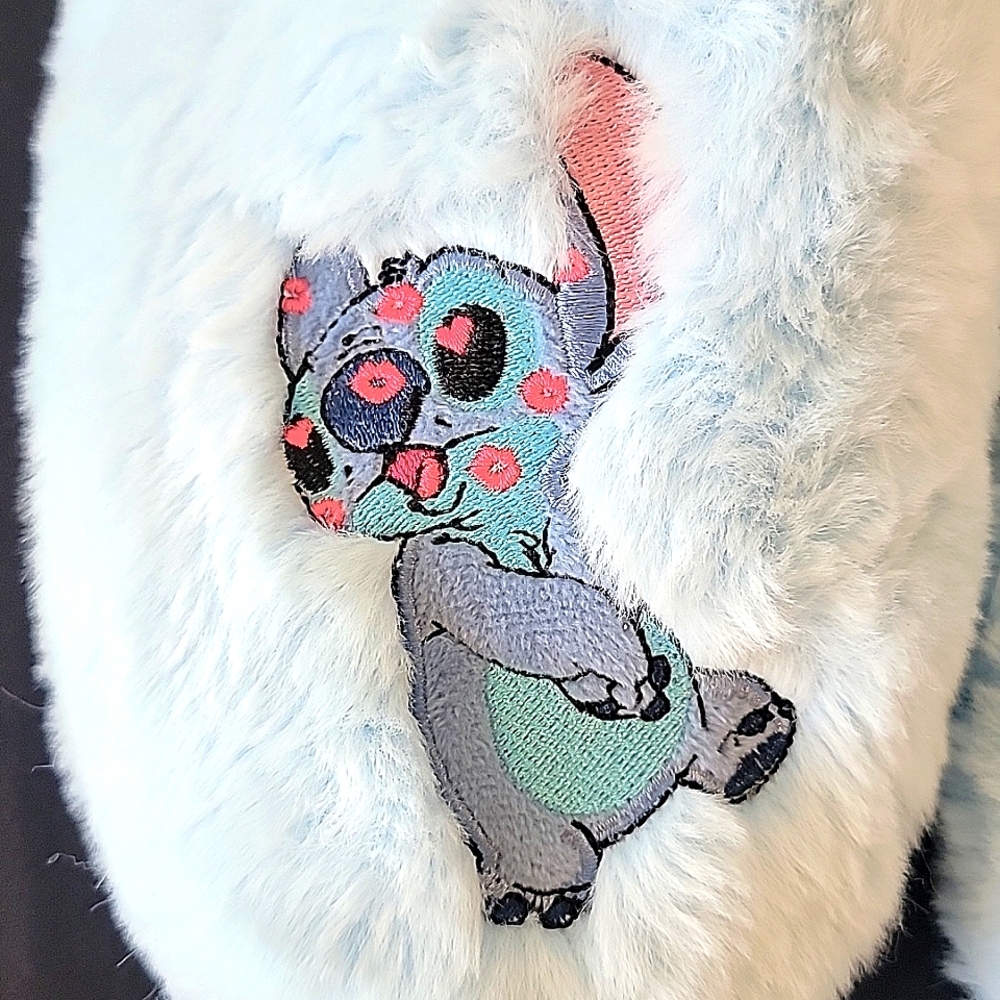 NWT! ♥️ Disney Stitch & Angel Smooch Slippers Lilo Size 7 8 - Picture 6 of 8